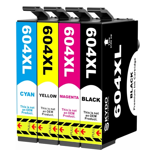 Cartouche d'encre compatible Skydo 604XL pour Epson XP2200 XP2205 XP3200 XP3205 XP4200 XP4205 WF2910 WF2930 WF2935 WF2950