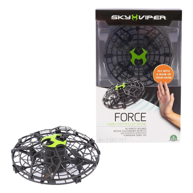 Sky Viper Force Hover Sphere Drone | Motion Sensors | Hand Controlled | Impact Resistant