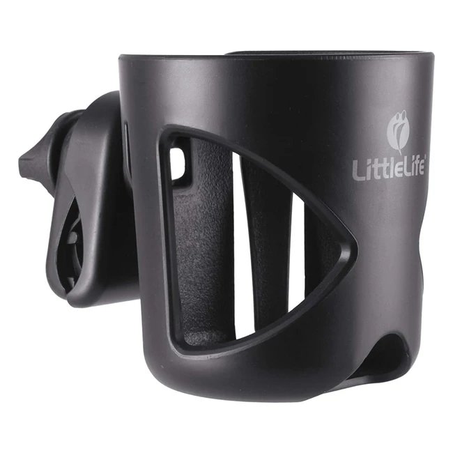 LittleLife Universal Cup Holder - Adjustable Bottle Organizer for Stroller - Gra