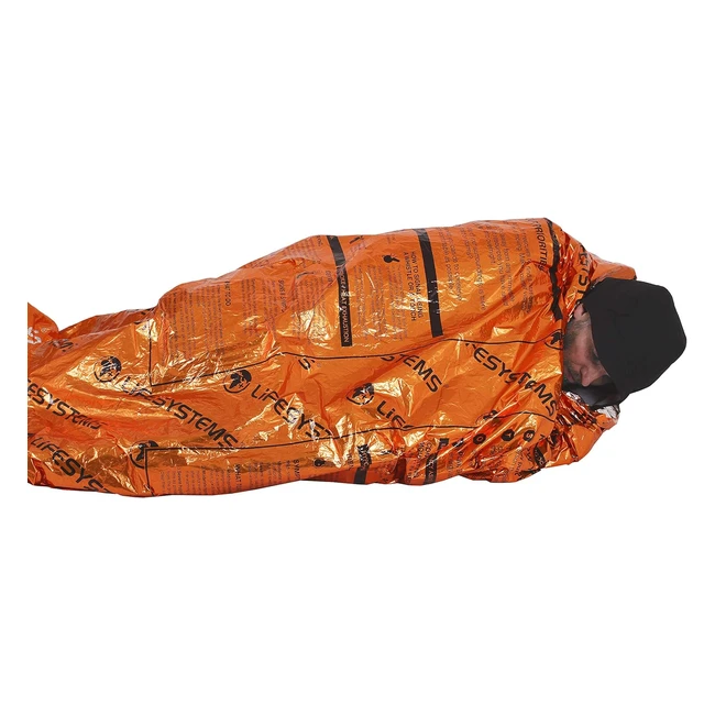 Lifesystems Heatshield Emergency Thermal Bag - Essential Survival Gear for Hiking, Mountaineering, and Outdoor Survival
