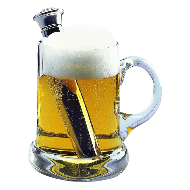 Westmark Bierwärmer mit Halter, Rostfreier Edelstahl, Silber, 63282260