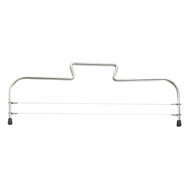 Westmark Cake Base Divider - Kuchenmesser mit 2 gezahnten Schneiddrhten Edels
