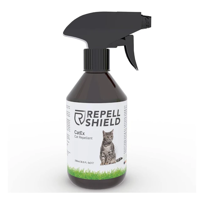 RepellShield Cat Repellent Spray for Gardens UK - Deter Cats, 250ml