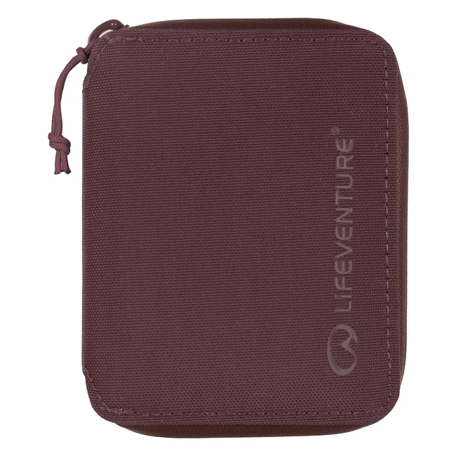 Lifeventure RFID Protected Zip Bifold Wallet - Slim, Travel-Friendly, Eco-Friendly