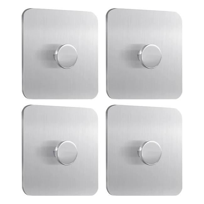 Ganci adesivi Flintronic - Set da 4 - Resistente, impermeabile - Organizza la tua casa