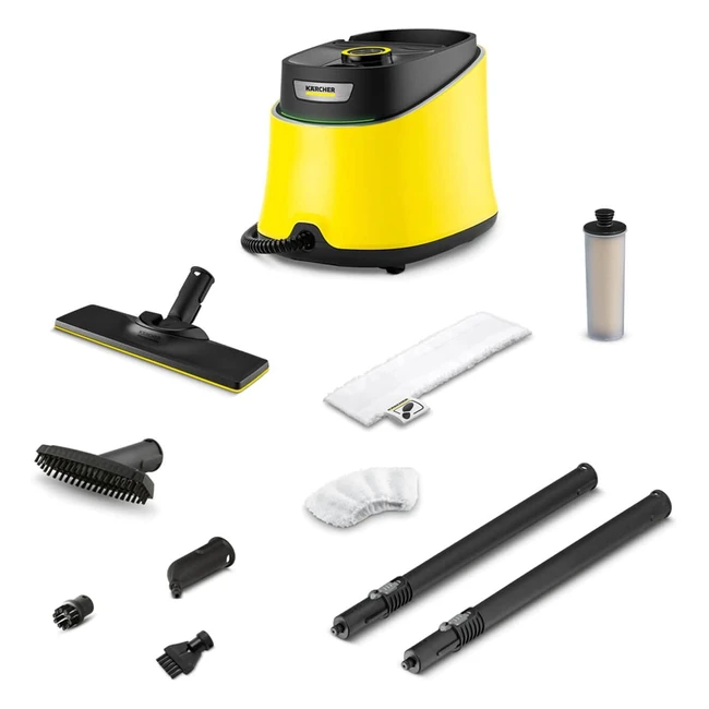 Nettoyeur Vapeur Kärcher SC 3 Deluxe Easyfix - Pression 35 bar - Préchauffage 30s - Puissance 1900W - Surface 75m² - Réservoir 1L - Kit de Nettoyage Inclus