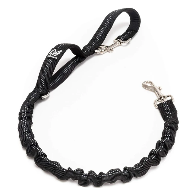Guinzaglio elastico per cani Happilax maniglie imbottite riflettente estensib