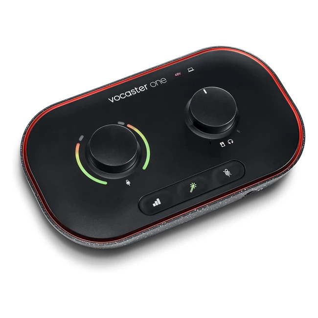 Focusrite Vocaster One - Interfaccia per la registrazione di podcast