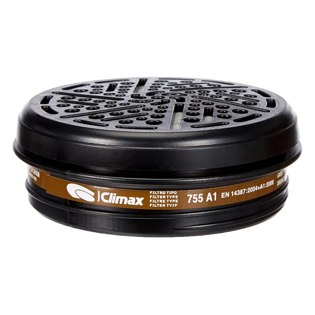 Filtre A1 Mecafer 154285 pour Masque de Protection Gaz Acides Hallogènes