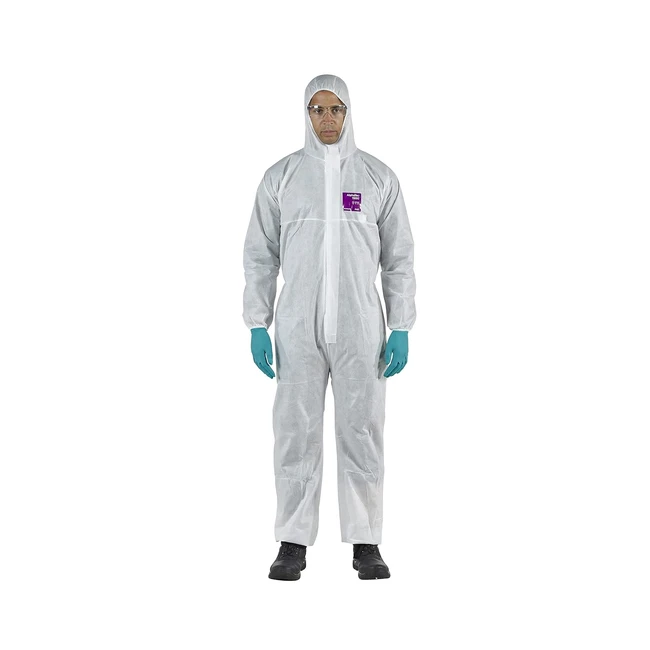 Combinaison de travail jetable Ansell Alphatec 1500, protection chimique, taille XL