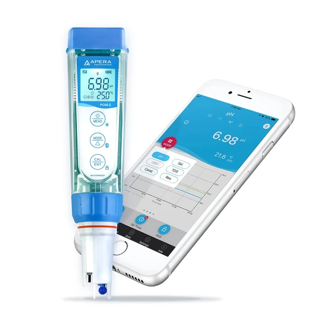Testeur de poche intelligent Apera PC60Z - Mesure ph conductivit TDS salini