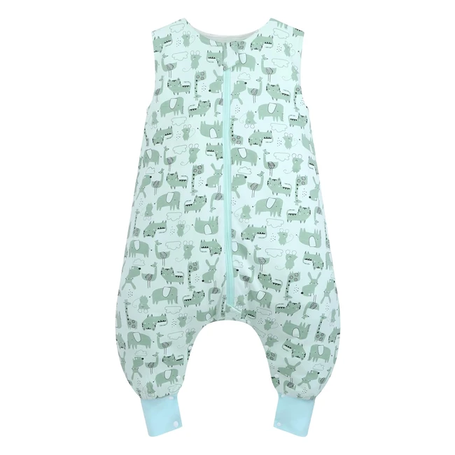 Saco de Dormir Bebé Wytbaby 15 Tog con Pies - Ultra Suave y Cómodo - 100% Algodón