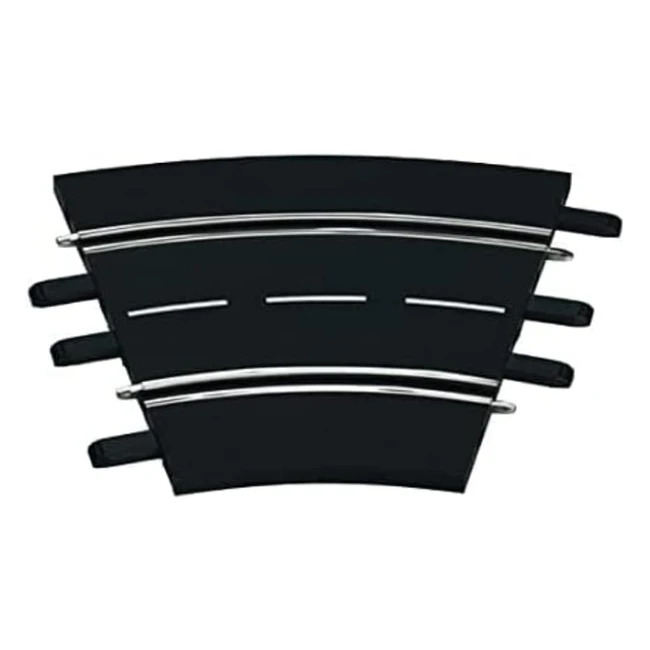 Carrera Rail et Accessoire pour Circuit 20020577 124 et 132 - Courbes 130° (Lot de 6)