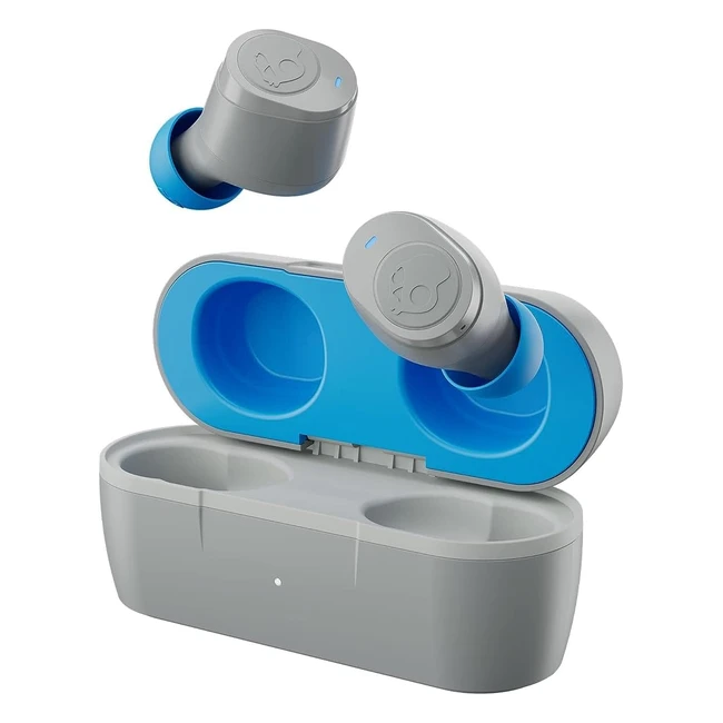 Écouteurs intraauriculaires sans fil Skullcandy Jib True 2 - Autonomie 32h - Microphone - Gris/Bleu