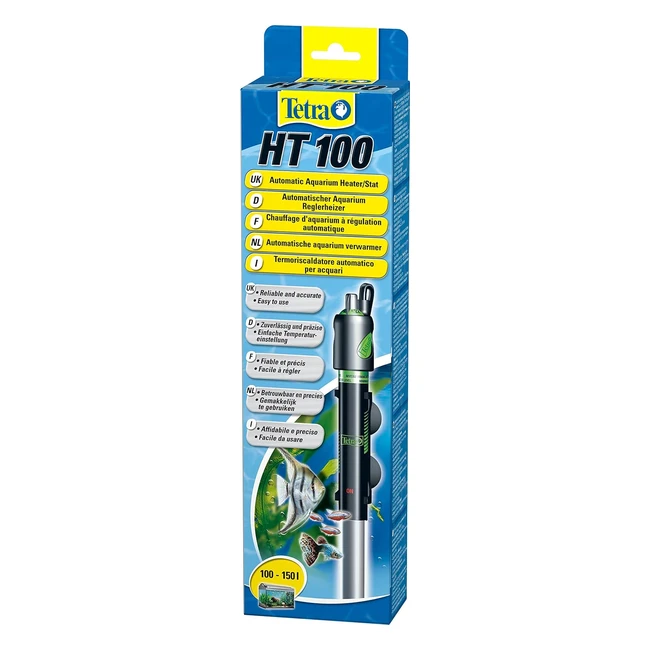 Chauffage pour aquarium Tetra 606463 HT 100 - Réglage précis de 19 à 31°C