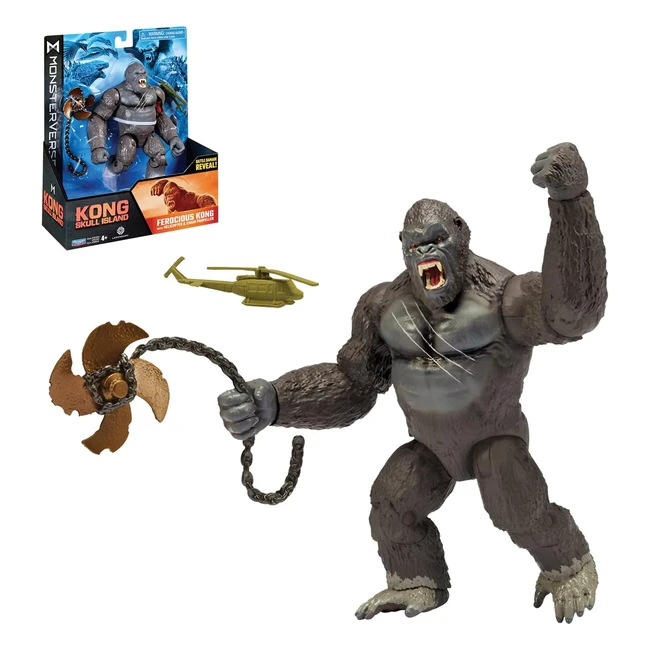 Ferocious Kong Action Figure - Highly Detailed  Articulated - 6 inch - MonsterV
