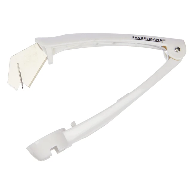 Extracteur de noyaux Fackelmann 49267 - Blanc plastique acier inoxydable - 15x5x35cm