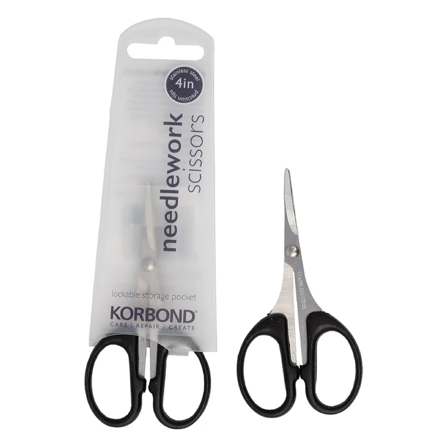 Forbicine Korbond 101 cm - Forbici da cucito in acciaio inossidabile con lame rettificate di precisione