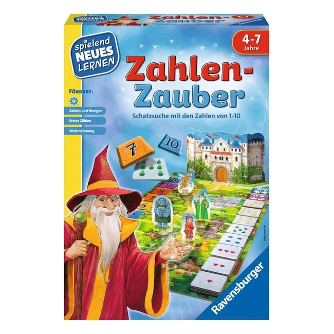 Ravensburger Zahlenzauber - Gioco di Ricerca del Tesoro con Numeri da 1 a 10