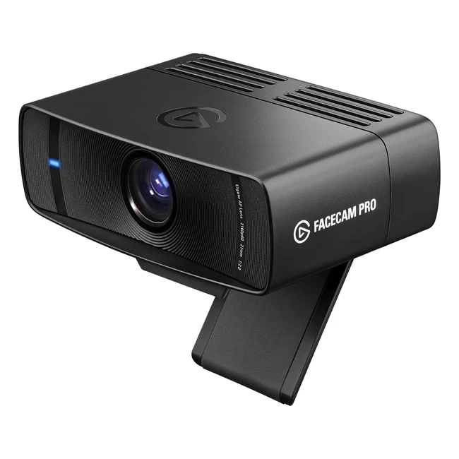 Elgato Facecam Pro Ultra HD Webcam 4K60 - Livestreams Gaming Video Conferencin