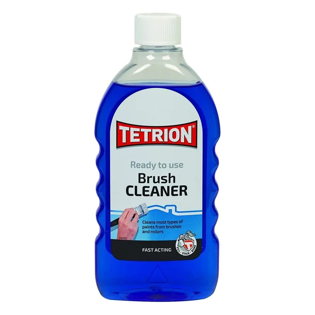 Tetrion Brush Cleaner 500ml - Fast Acting Water Washable Solution