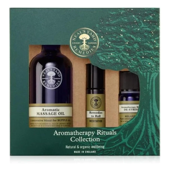 Neal's Yard Remedies Aromatherapy Rituals Collection Gift Set - Pure Organic Essential Oils