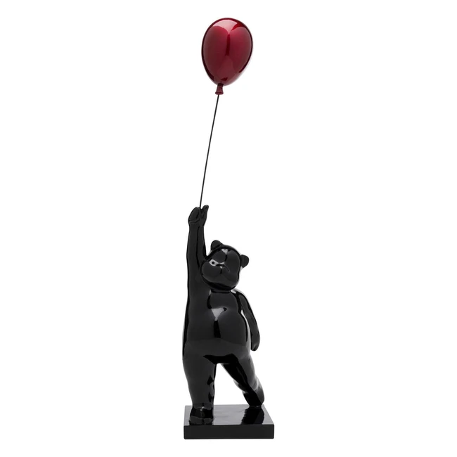 Kare Design Dekorative Figur Ballonbr Schwarz Br Polyresin Handgefertigt Ein