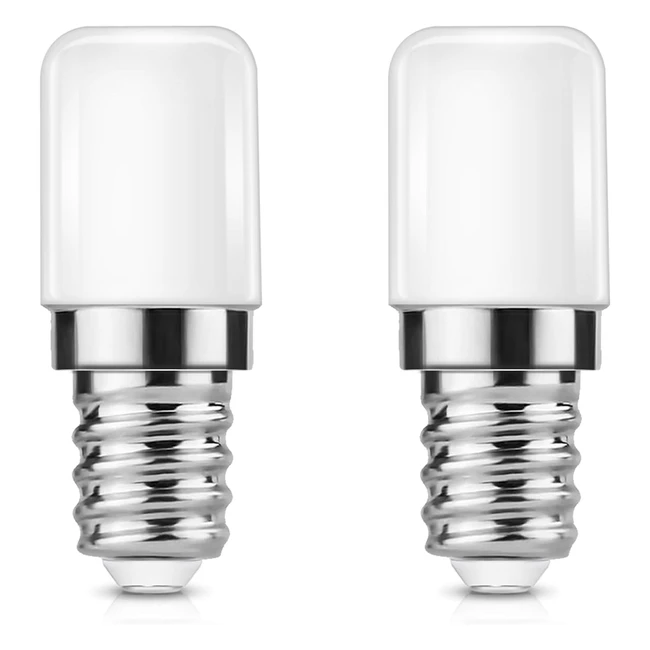 Ampoule LED E14 Eastiya pour réfrigérateur, blanc froid 6000K, 15W équivalent, lot de 2