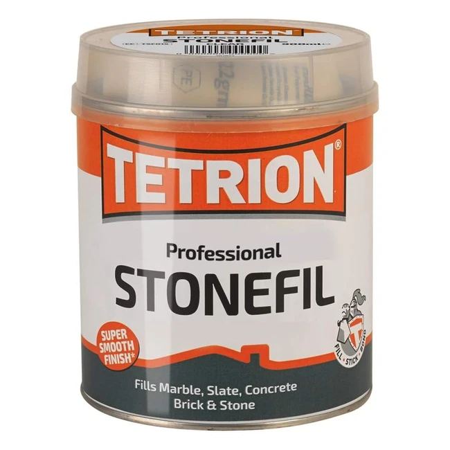 Tetrion Stonefil 900ml - Fast Setting Waterproof Filler for Stone & Ceramics