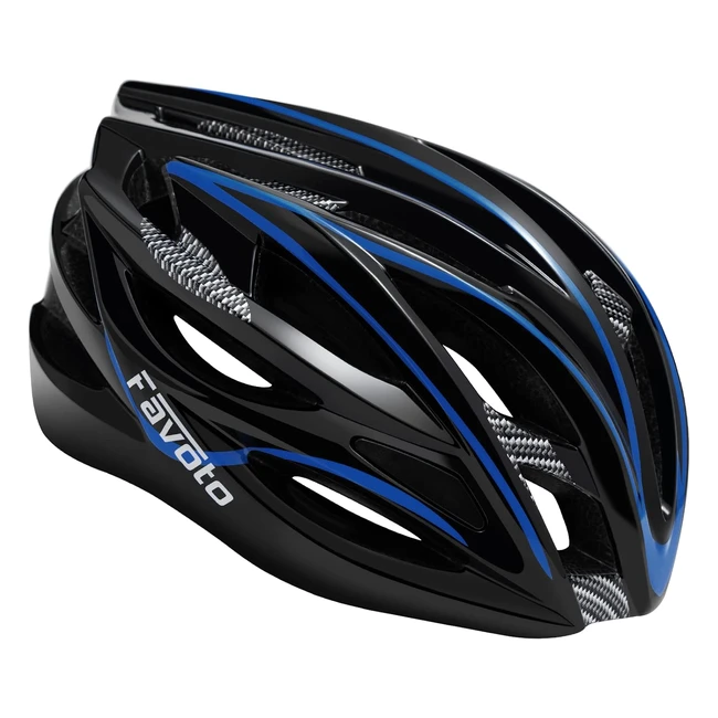 Lightweight Favoto Bike Helmet for Adult Men Women - Safety Protection, Adjustable Size 5862cm