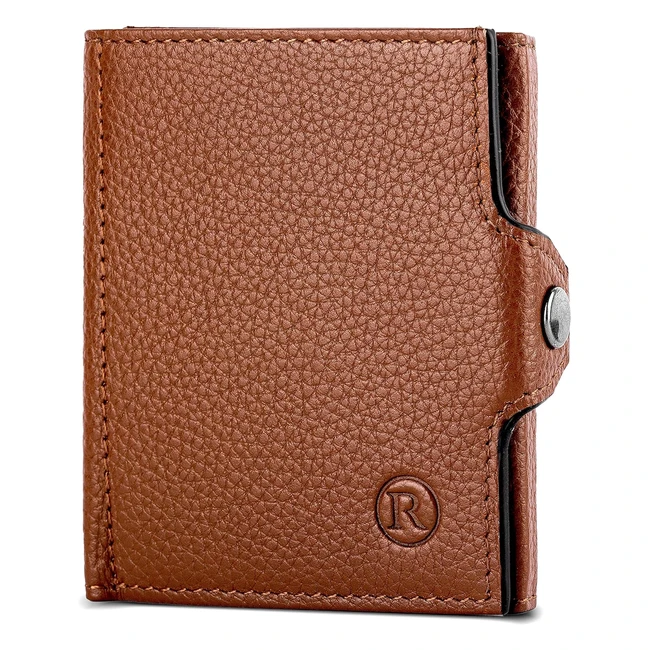 rutako Slim Wallet mit Mnzfach fr Mnner und Frauen - Kreditkartenhalter - 