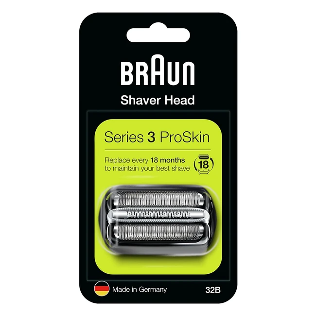 Braun Series 3 Electric Shaver Replacement Head - Peak Performance, Close & Clean, Efficient & Gentle