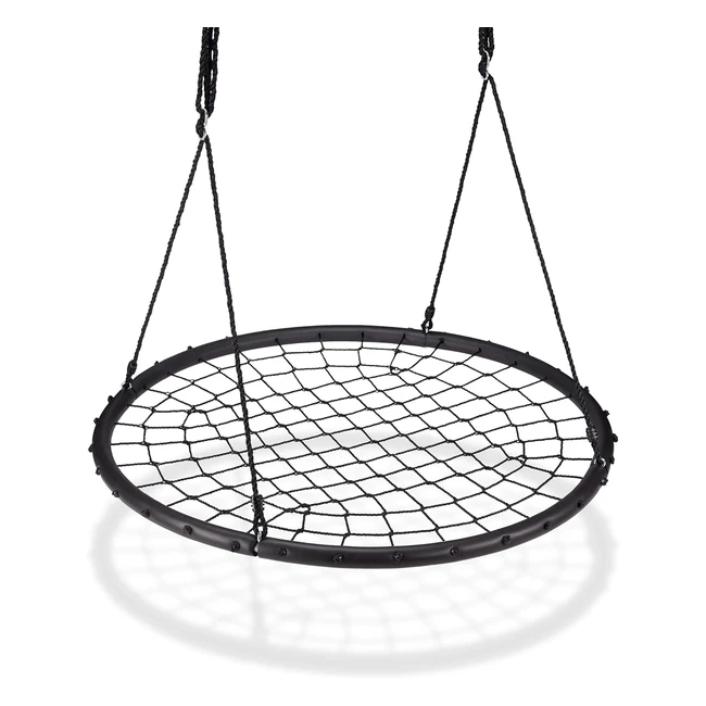 Altalena da giardino per bambini e adulti - Relaxdays - Regolabile - 120 cm - Portata max 150 kg