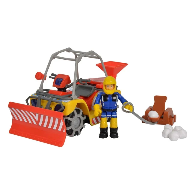 Simba 109251049 Sam Mercury Quad con Statuetta Palla di Neve