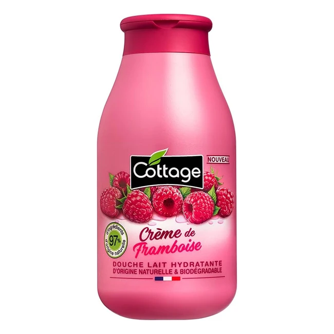Cottage Doccia Latte Idratante Crema di Lampone 97 Ingredienti Naturali 250 ml