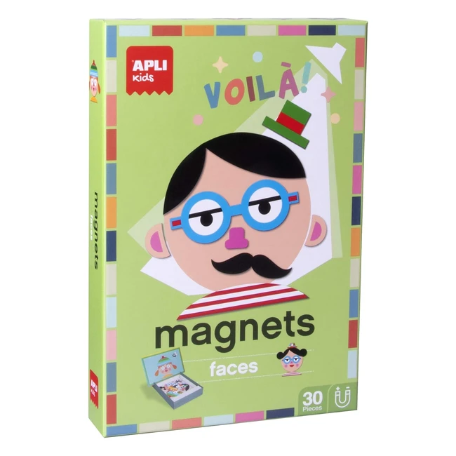 Gioco magnetico Apli Kids - Scenario e 30 pezzi di cartone magnetico