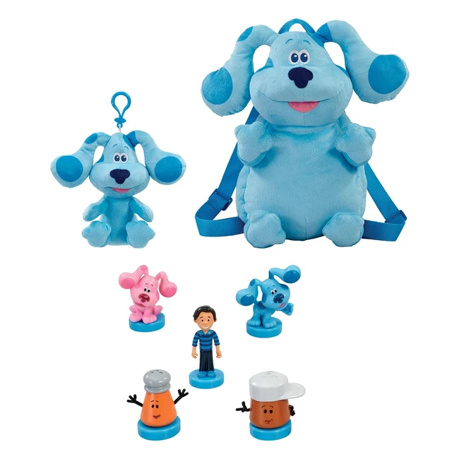 Blue's Clues & You Backpack Plush Coin Purse Stampers Bundle
