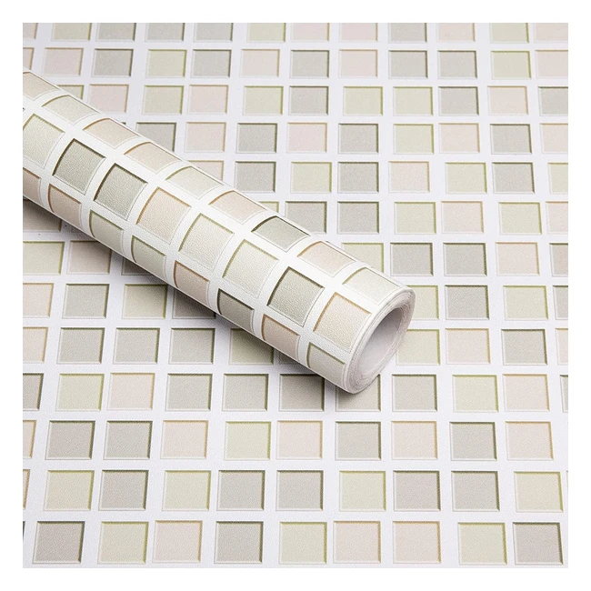 Hode Vinilo Azulejos Adhesivo Mosaico Kaki 60x500cm