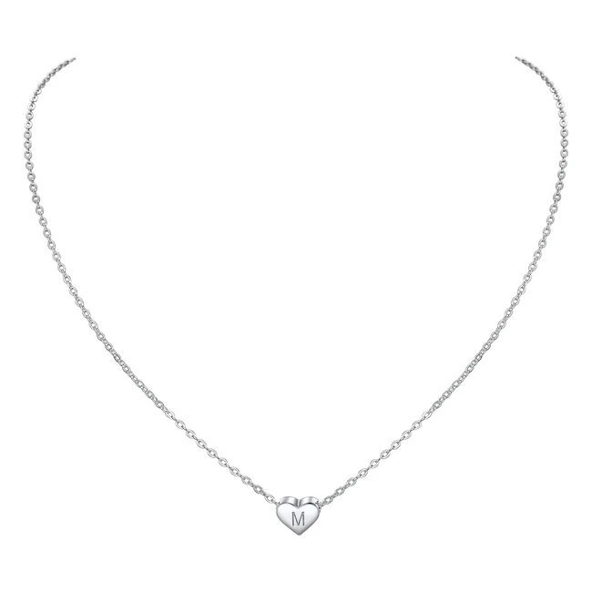 Prosilver Sterling Silver Initial Necklace for Women - Letters A-Z, Adjustable Chain - Gift Box Included