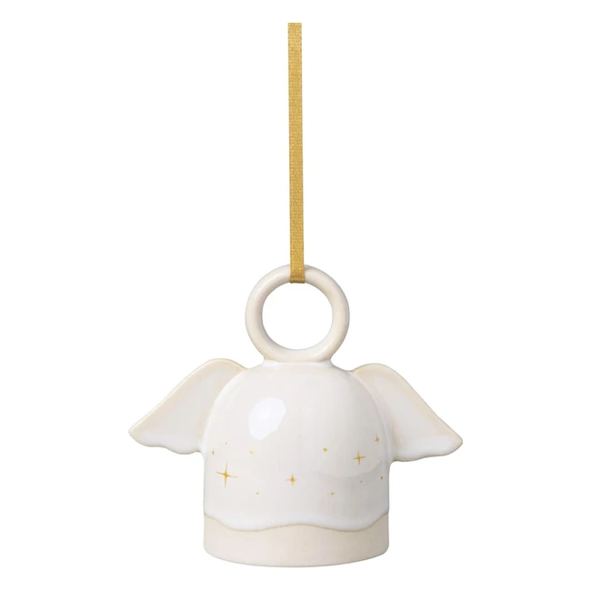 Winter Glow Ornament Angel - Villeroy & Boch - Premium Porcelain - Ref: 1486714343 - Festive Christmas Decoration