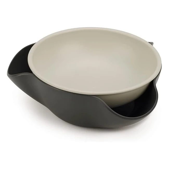 Bol Doble Capa Joseph Joseph con Compartimento para Desperdicios Gris