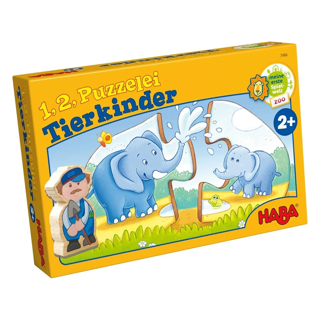 Puzzalos de Animales - Rompecabezas Infantil Multicolor - HABA 74661