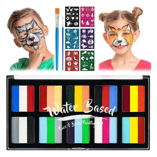 Lophe Pintacaras Infantil 30 Banda Pintura Cara Niños - Seguridad y Calidad