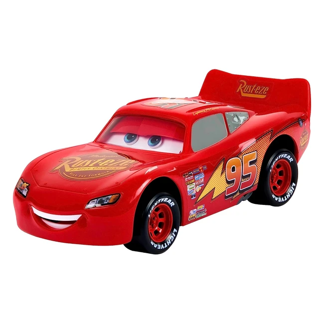Coche de juguete Disney Pixar Cars Night en movimiento Rayo McQueen - Mattel HPH64