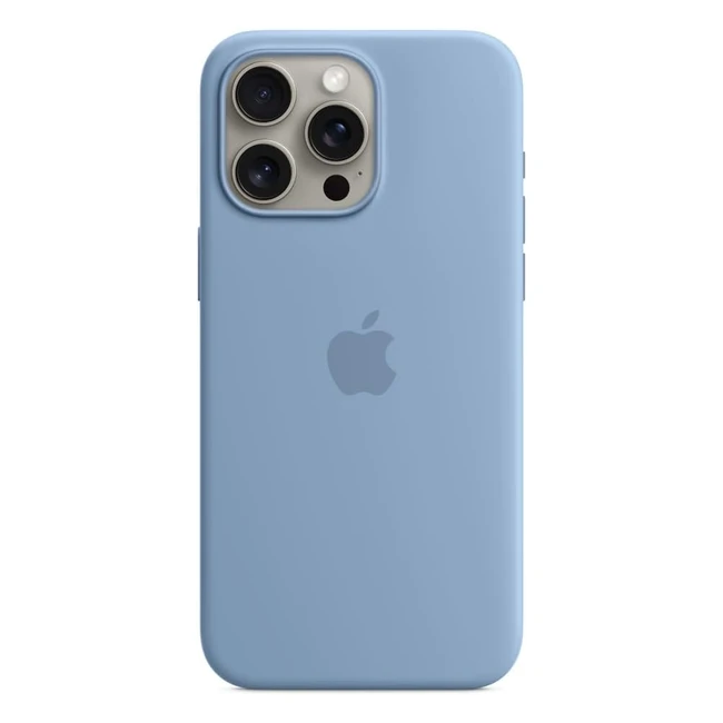 Custodia Apple MagSafe in Silicone per iPhone 15 Pro Max - Blu Inverno