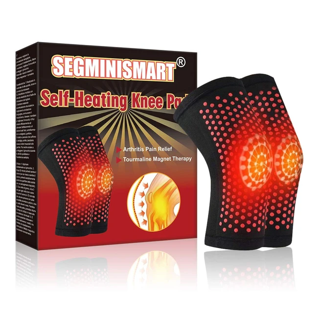 Ginocchiere Autoriscaldanti - Supporto Ginocchio Riscaldato - Allevia il Dolore alle Articolazioni