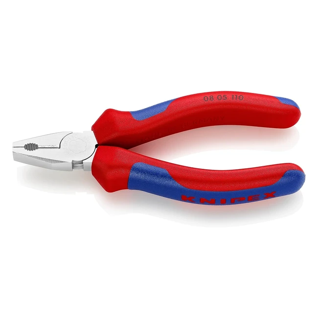 Alicate Universal Mini Cromado Knipex 110 mm - 08 05 110