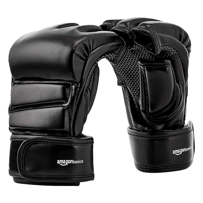Amazon Basics MMA-Handschuhe Gre LXL Polyurethanleder Handgelenksschlauf