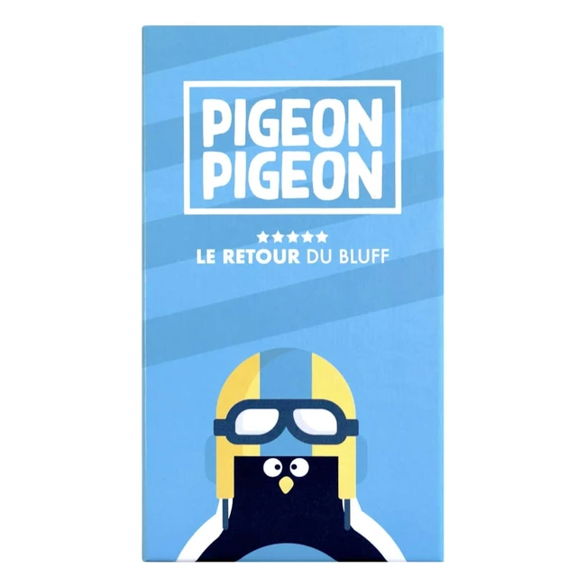 Juego de Mesa Pigeon Pigeon - Divertido y Delirante - Hasta 10 Jugadores - Fabricado en Francia