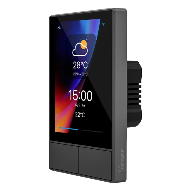 Sonoff NSPanelUS Interruttore a Muro Smart - Controllo Bidirezionale - Compatibile con Google Home e Alexa